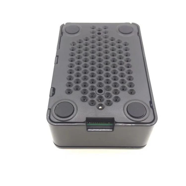 Корпус из АБС-пластика для Raspberry Pi 4 Model B прозрачный черный корпус