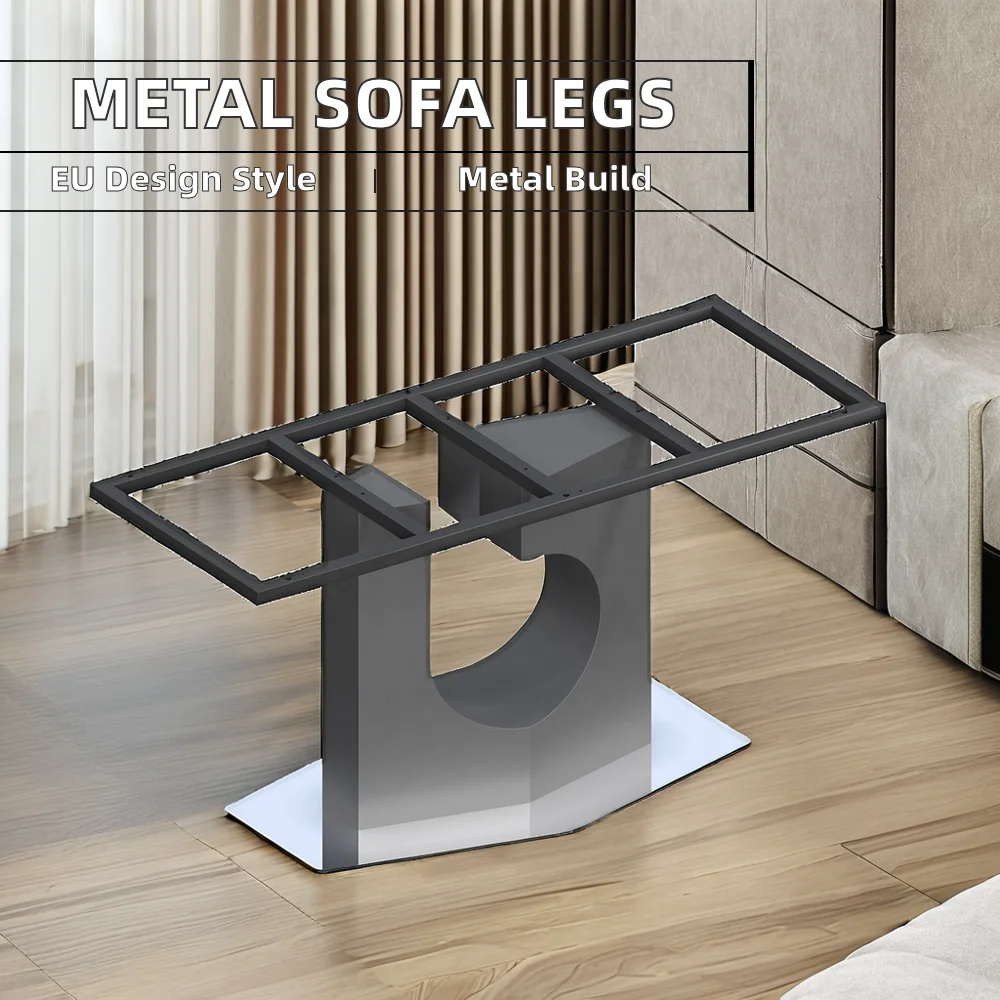 Wholesale Dining Coffee Console Table Metal Furniture Legs Modern Industrial Geometric Design Furniture Leg Stainless