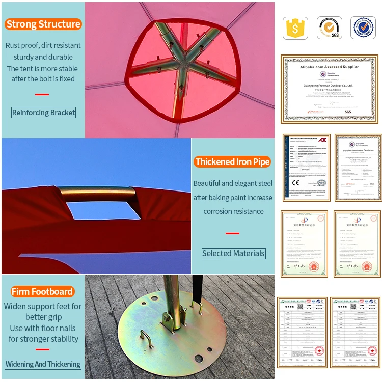 FEAMONT outdoor large dome top gazebo dome arch  tent for party wedding event