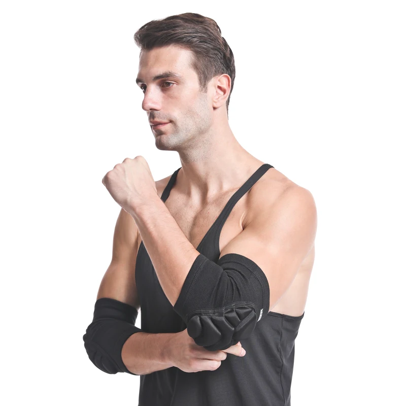 Aolikes C-0245 Compression Sleeves Men Women Arm Sleeve Pad professional sports anti-collision EVA tactical elbow pads
