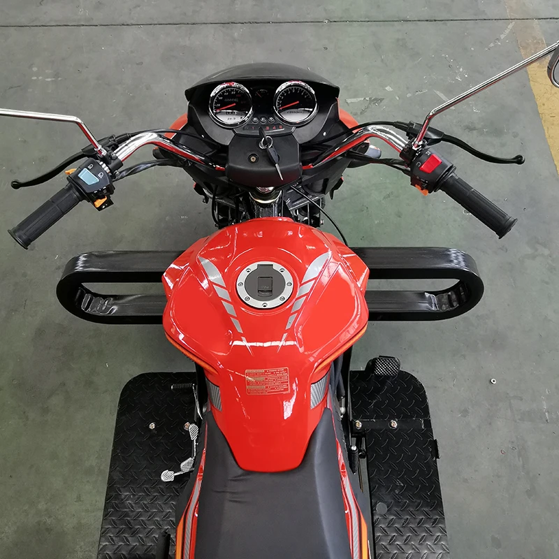 China OEM/ODM factory dual water cooled rear four tires overload gasoline petrol motor motorcycle cargo motorized tricycle