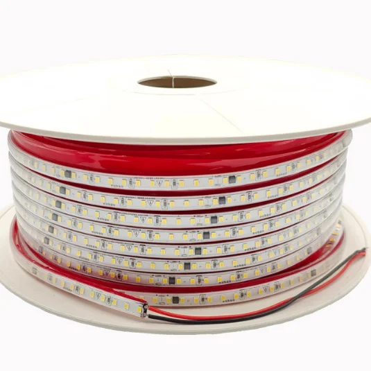 220V driver free self-adhesive light strip with high voltage waterproof LED, welding free soft light strip, super bright light