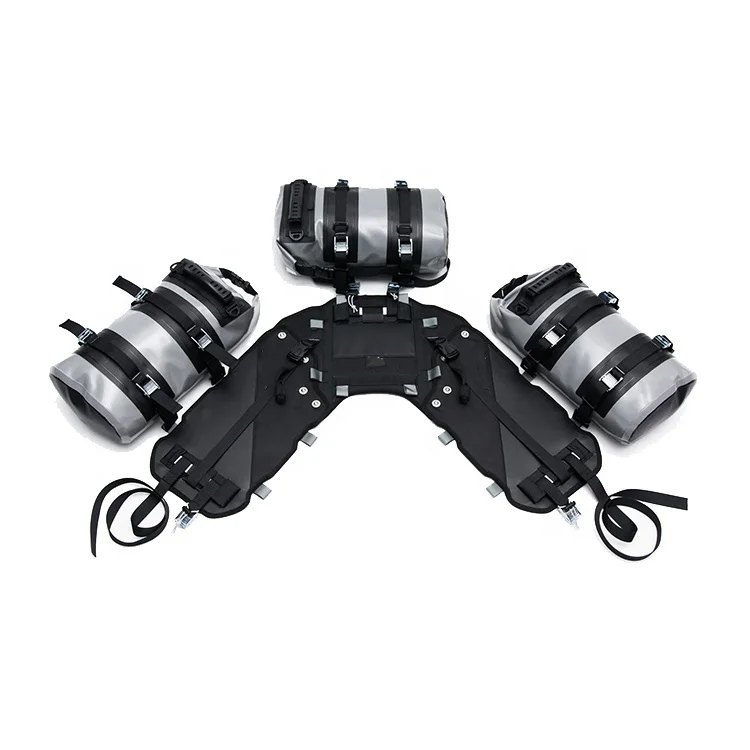 China Supplier Customized Dry Bag 500D PVC Tarpaulin Waterproof U Type Dry Bag Motorcycle Saddlebags