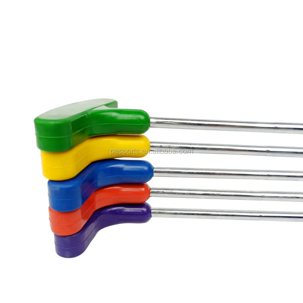 Golf putting practice club for Adult kids Double hitting sides assembleable Golf putter