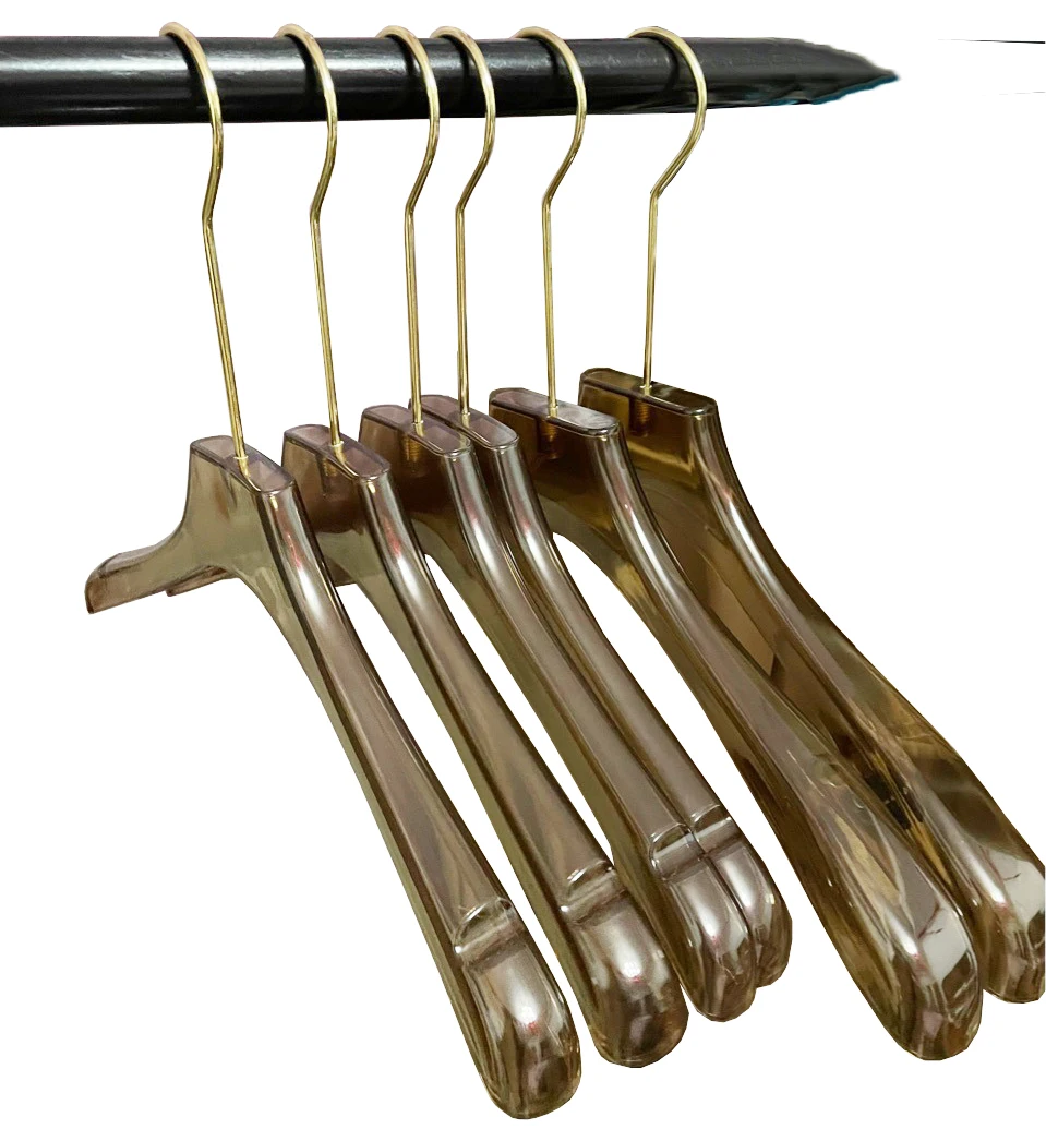 factory price heavy duty acrylic cloth hangers Luxurious Acrylic Hangers for clothing store