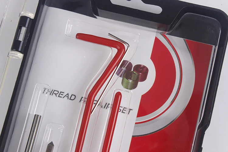 Most uesd types thread tools set metric 25pcs single thread repair kit to repair heli coil insert