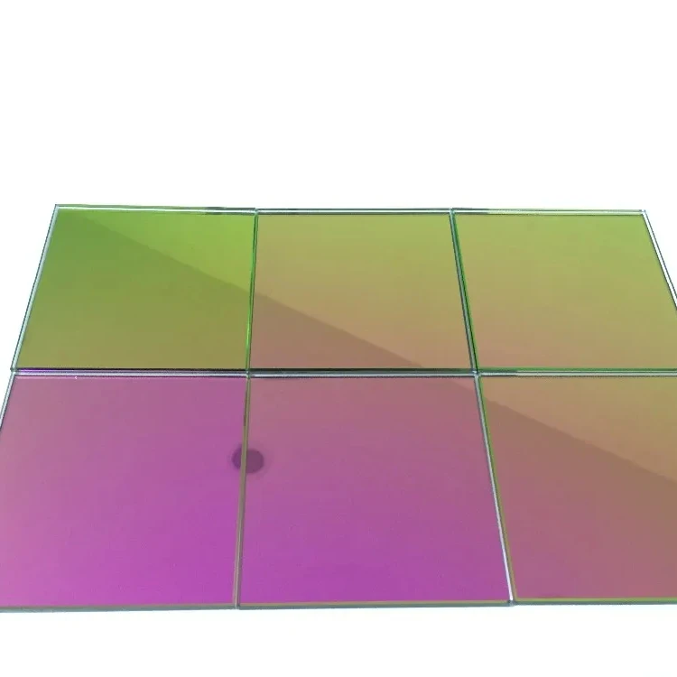 Wholesale two-way tinted mirror/colored mirror /glass mirror decoration glass manufacturing