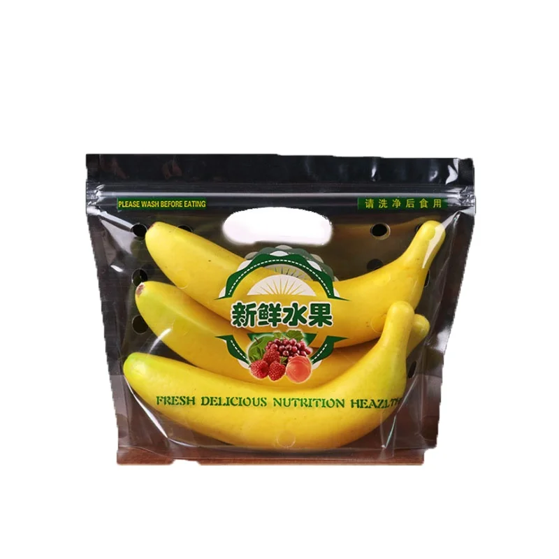 blueberry banana protection bag packaging polyethylene plastic folding pouch