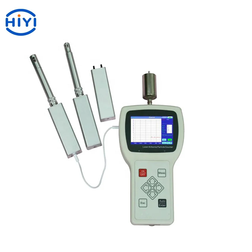 HiYi H630 Particle Size 0.3um 5.0 um 1.0 um 2.0um 3.0um 5.0um 10.0um 0.1 CFM 6 Channel Laser Particle Counter