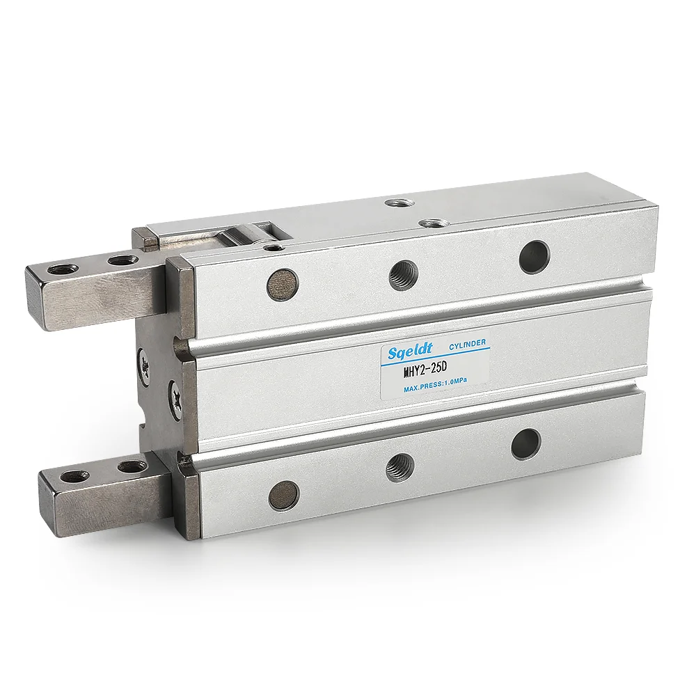 SMC type manipulator gripper 180 degree opening and closing pneumatic finger air  cylinder HFR/MHY2-16D/10D/20D/25D