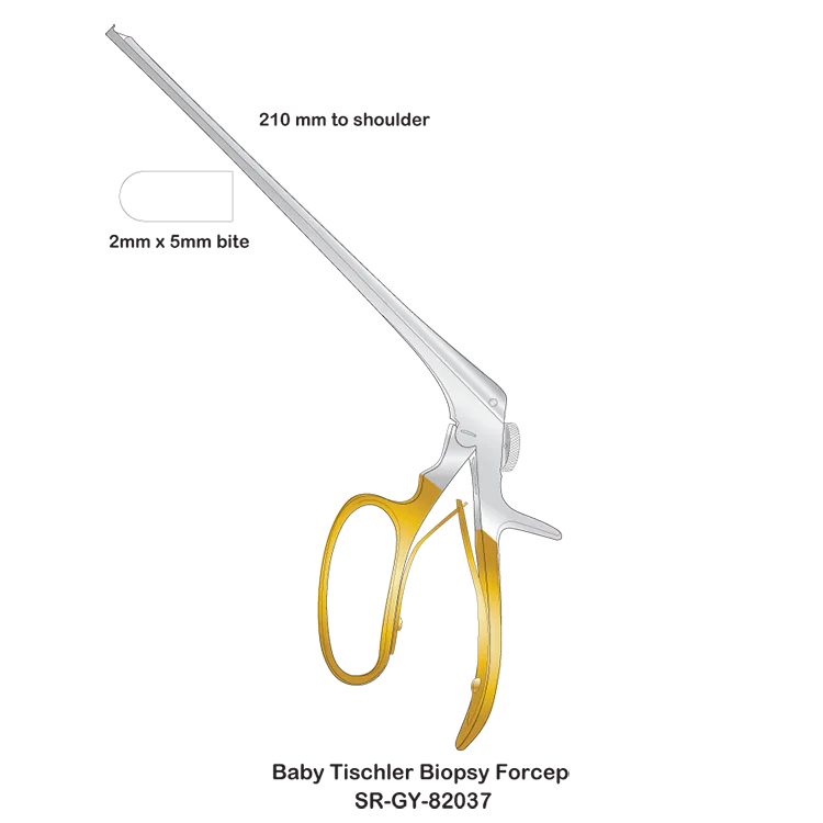 Gynecological instruments Baby Tischler Biopsy Forceps  basic surgical instruments