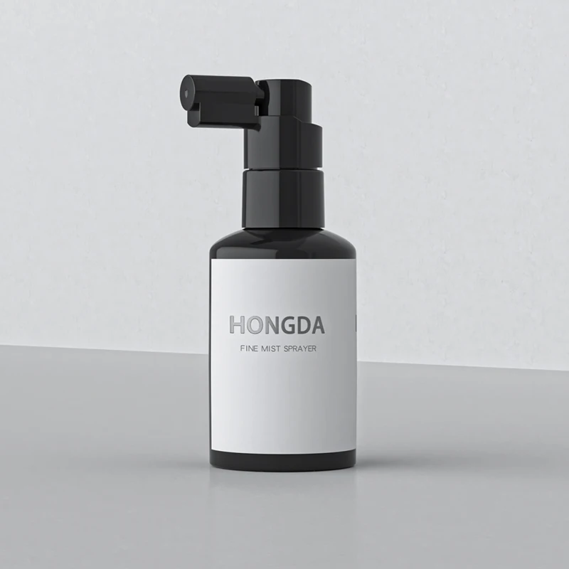 Personal care medicine nasal spray bottle plastic fine mist sprayer head