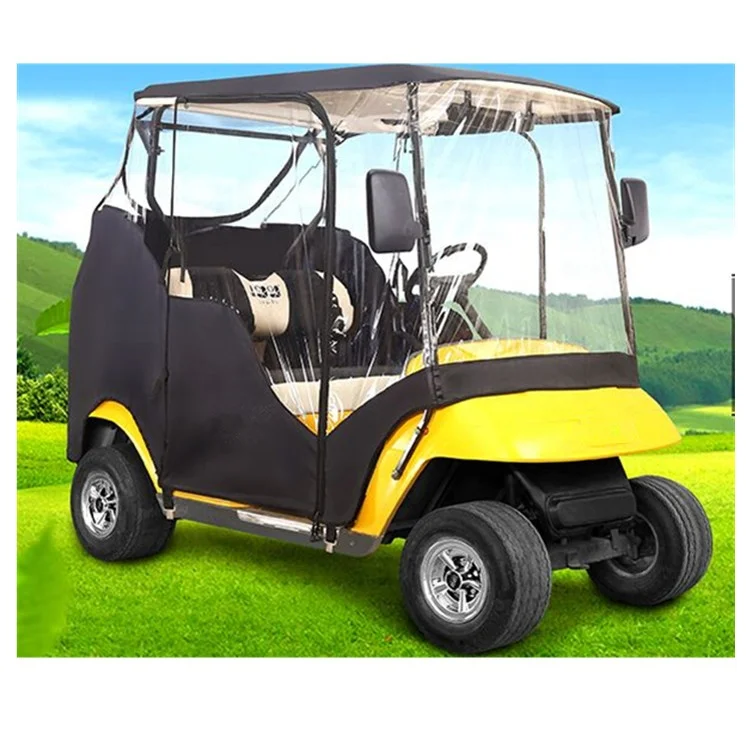 2 Person Golf Cart Cover Enclosure Travel 4 Sided