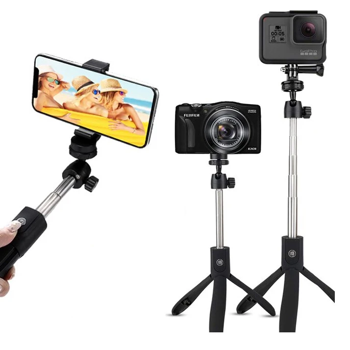 палка для селфи штатив-Трипод с bt Беспроводный пульт дистанционного управления Selfie Stick с зеркалом