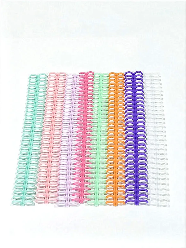 A4 Plastic Loose Leaf Ring Durable Colorful Plastic binding Ring