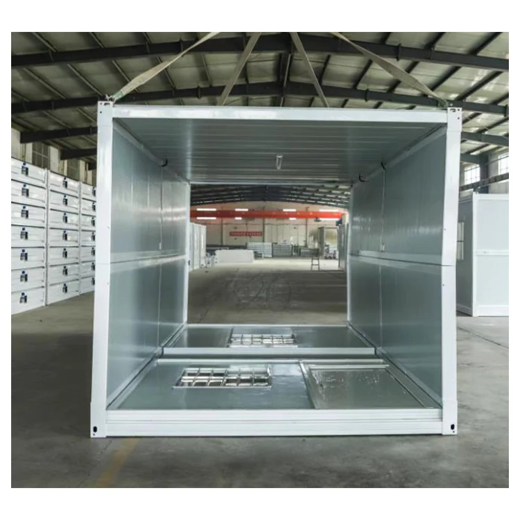 Canton fair 2023 new design 20ft ready made folding portable modern mobile tiny prefab foldable container house