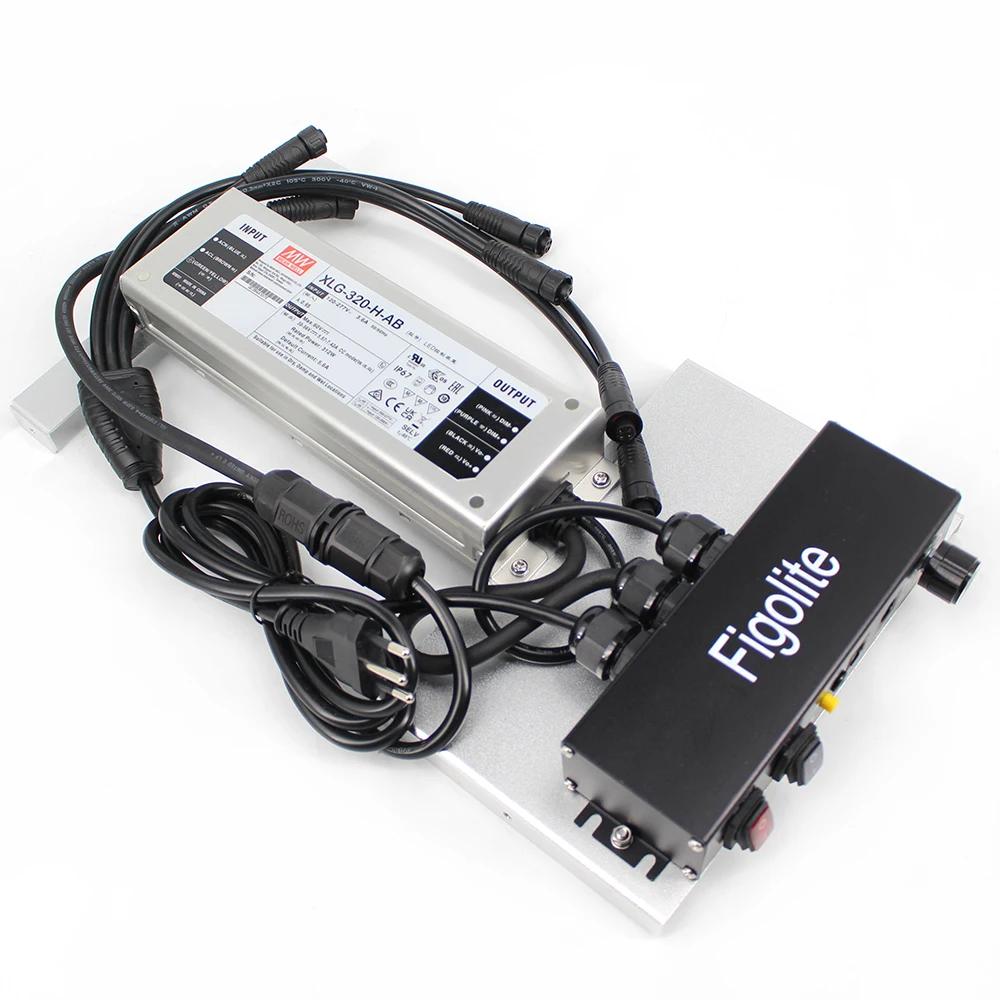 APP smart controller 320W Original LM301H EVO led grow light 4 bars full spectrum for hydroponic