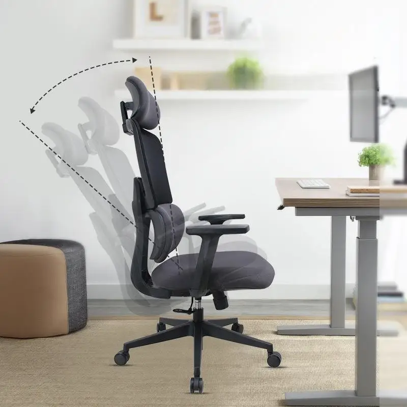 Ergonomic Executive Adjustable Lift Mesh Chair Bureau Armrest Office Swivel Chair Furniture Customizable