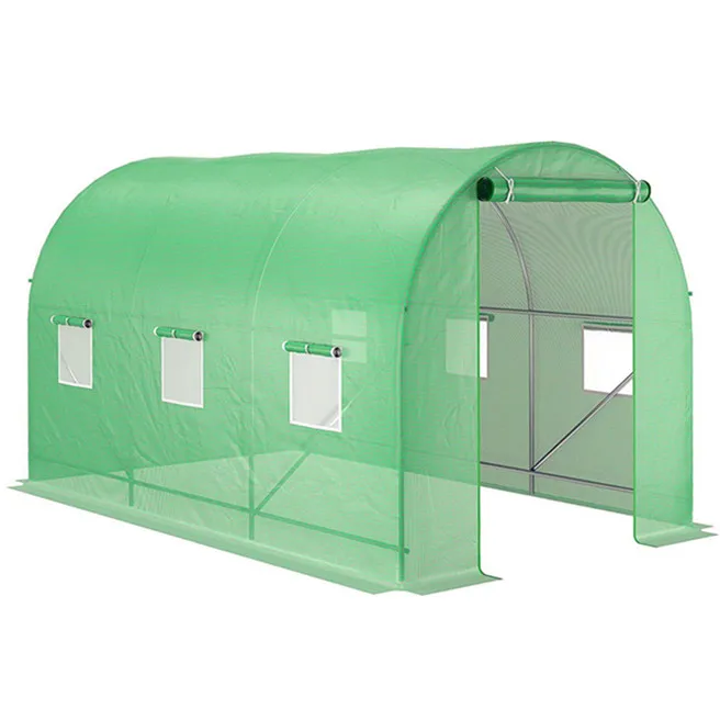 Easily Assembled Outdoor Large Tunnel Walk-in Greenhouse  Garden Plant Vegetable Growing Warm House