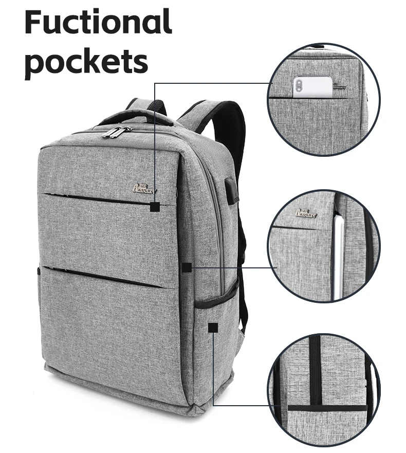 travel computer bagpack oxford laptop business back bag large travel backpack laptop bags with custom logo manufacturers china