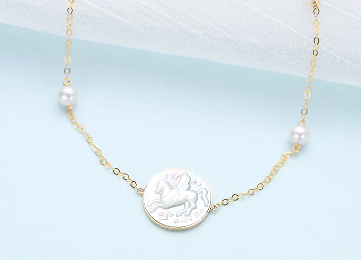 fashion bracelet jewelry CNC engraving nature mother oyster 18k gold jewelry fresh water pearl bracelet