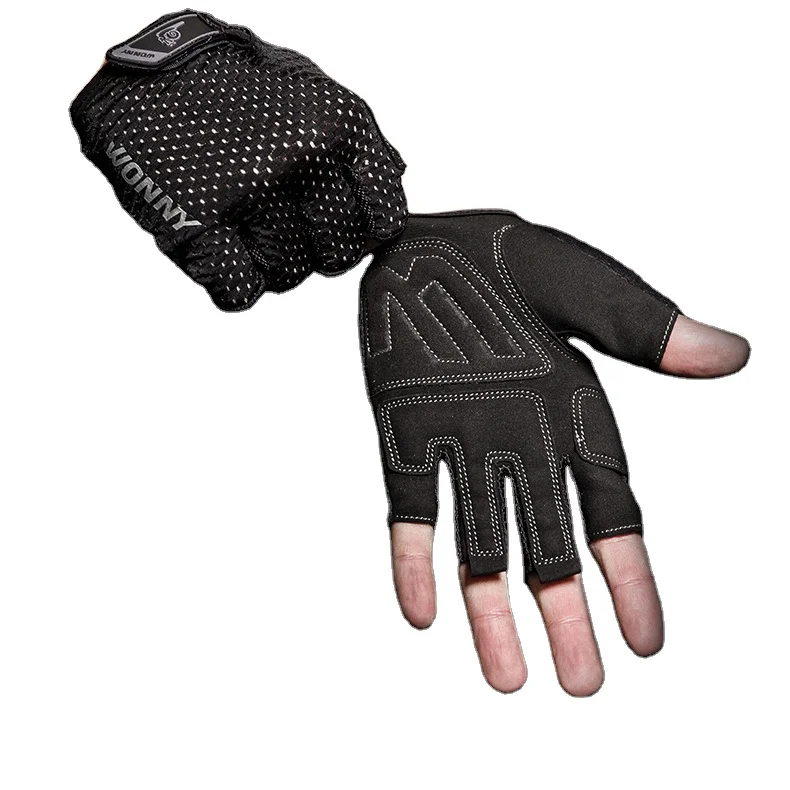 WONNY Half Finger Gym Workout Training Exercise Fitness Gloves