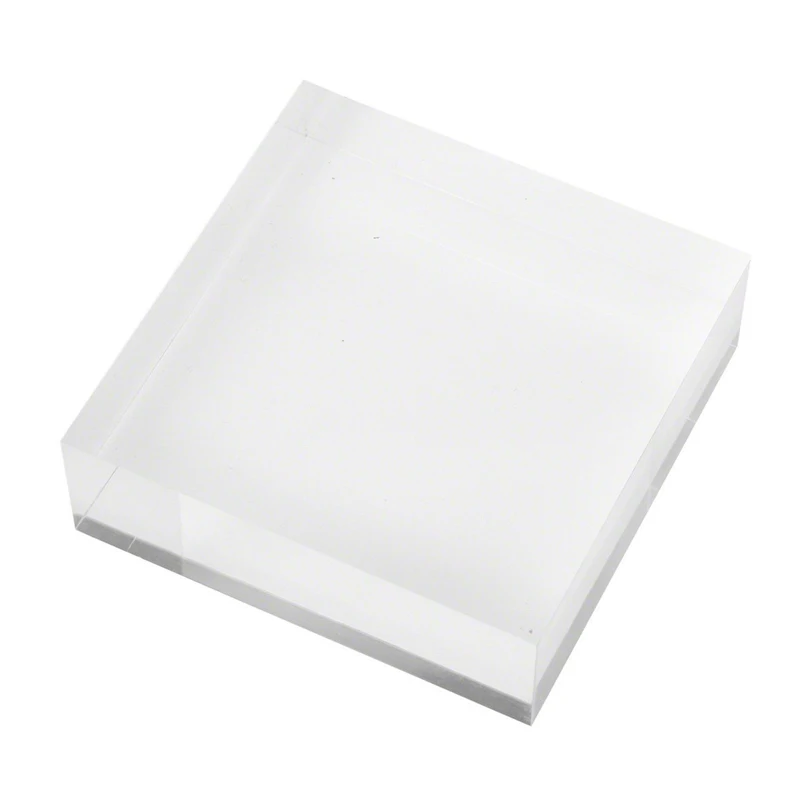 Высокая прозрачность торговый центр прочный акриловый блок дисплея ювелирных изделий