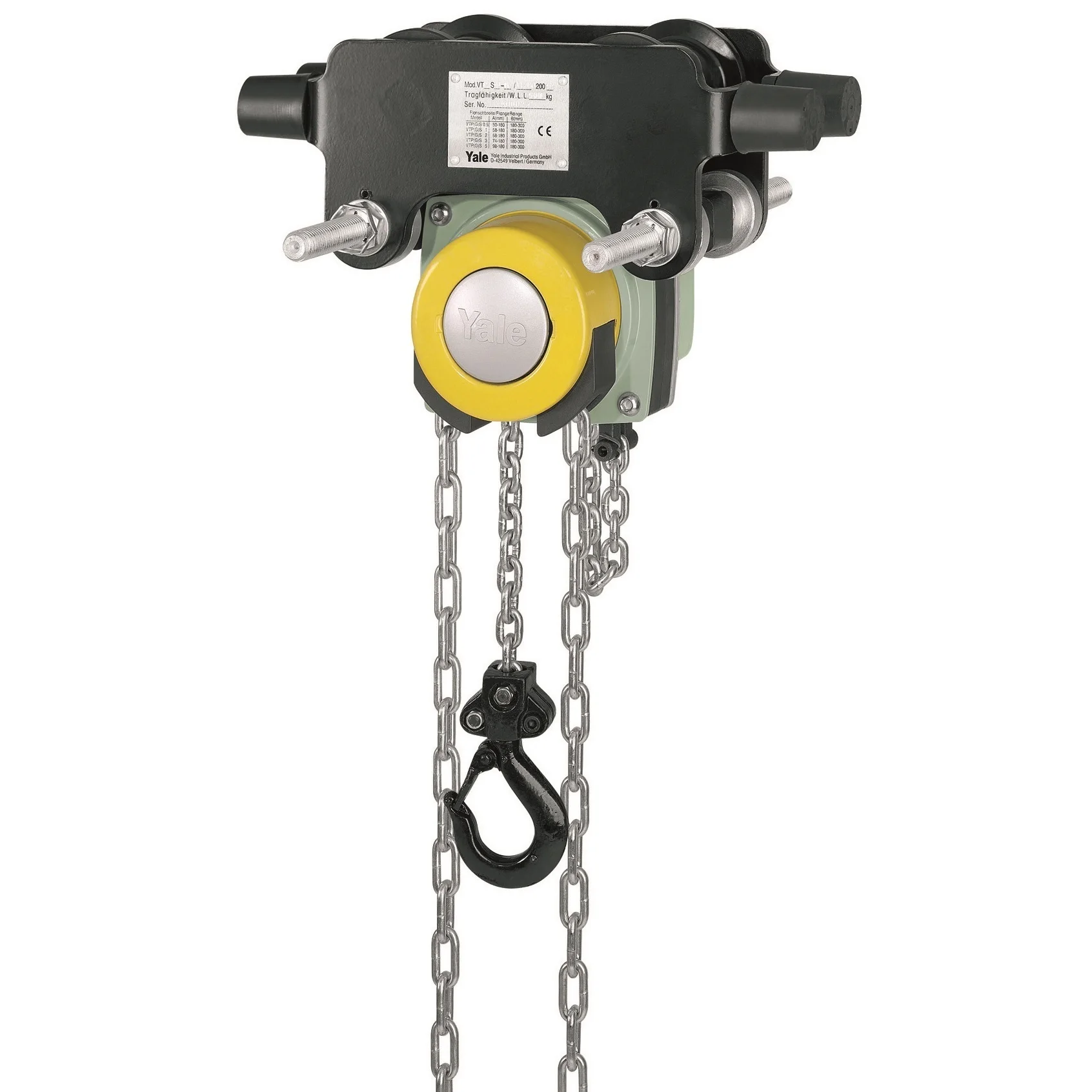 International Standard Anti-Drop Manual Chain Hoist with Geared Type Trolley for Gantry Crane