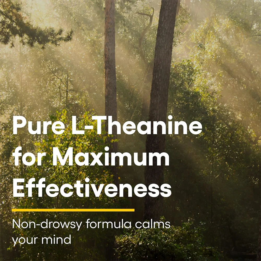 OEM Suntheanine L-Theanine 100 мг поддержка стресса для душевного спокойствия здоровья вкус тропических фруктов 60 таблеток