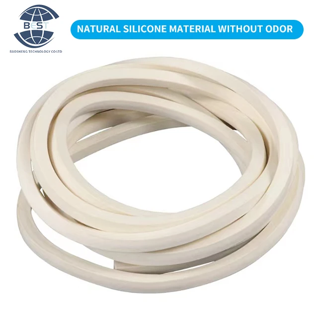 Support non-standard customized high-density polyurethane foam extruded silicone foam mechanical sealing strip