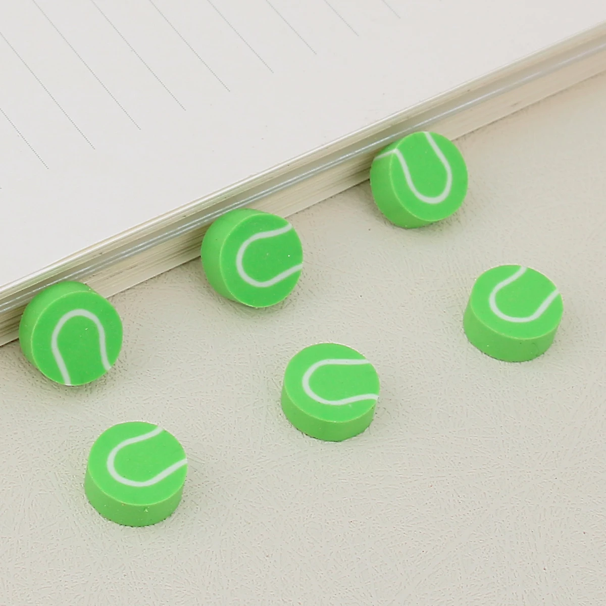 Custom Packaging Hot New Cute Mini Ball Shape Color Soft Interesting Eraser Manufacturer Rubber Pencil Eraser for Kids Gift