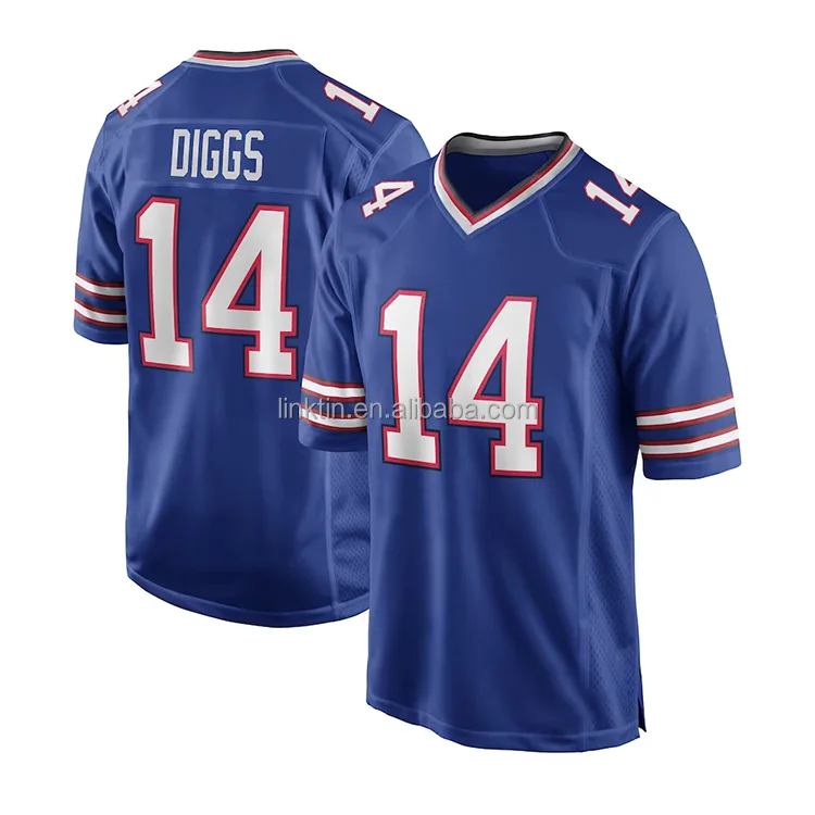 Мужские вейпы VP F.U.S.E ограниченные 17 Josh Allen 14 Stefon Diggs вышитые американские футбольные майки