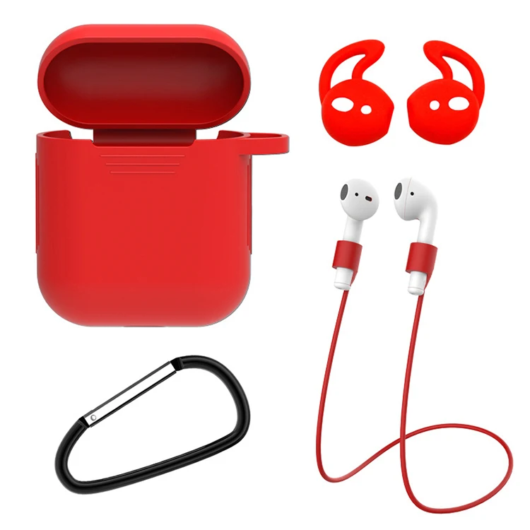 
2021 custom headphone accessories designer silicone keychain case for airpods case 