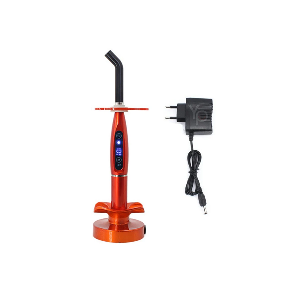 Dental Rainbow Metal Body Wireless  LED Dental Curing Light Wireless Color Dental Cordless