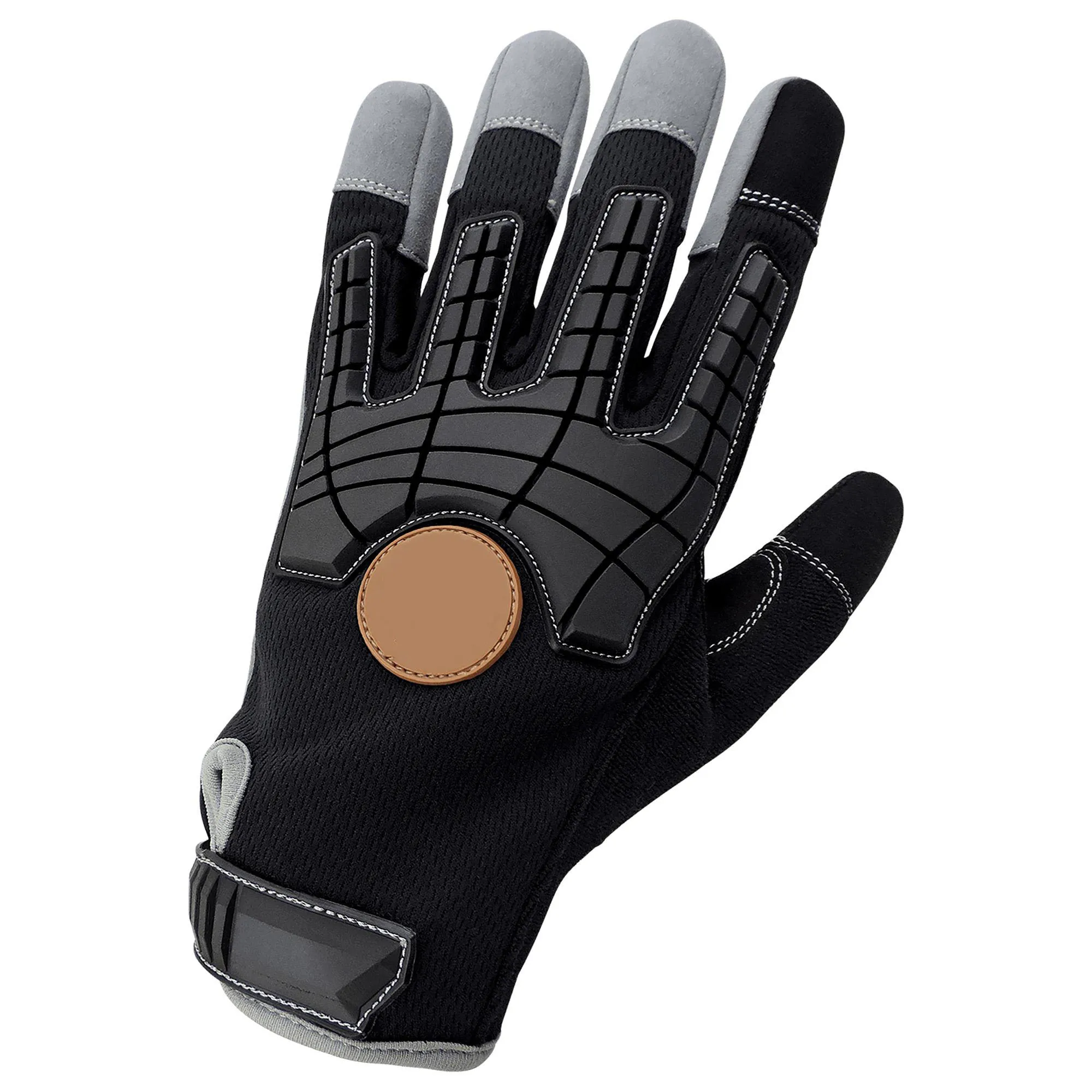 OEM Mechanic Gloves Safety Work Gloves Synthetic Leather Sensitive Touchscreen Durable Soft Flexible Impact protection