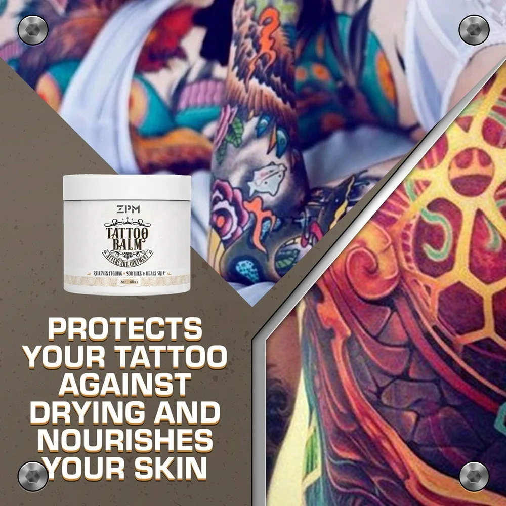 
ZPM OEM/ODM Private Label Moisturizing Tattoo Repair Cream Ointments Aftercare Tattoo Balm 