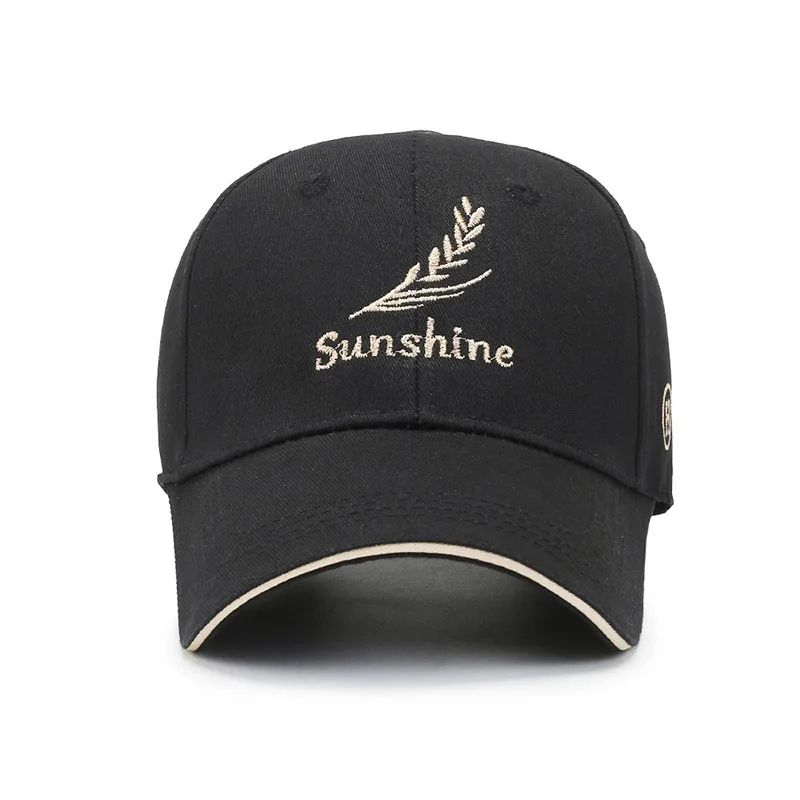 Promotion Classic Style Baseball Cap All Cotton Made Adjustable Fits Men Women Low Profile Black Hat Sports Caps