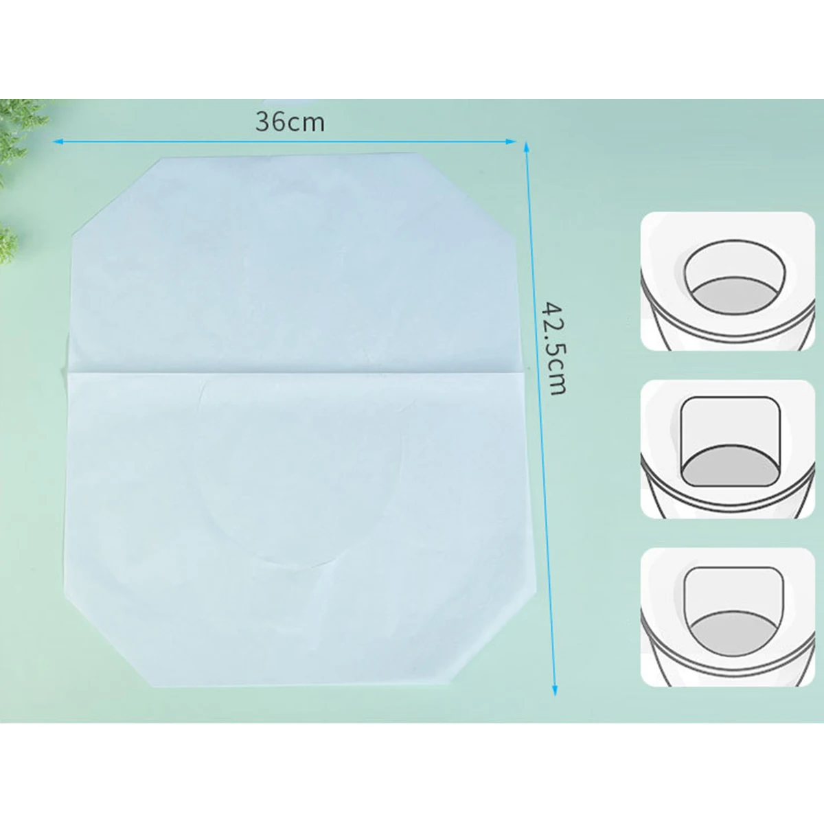 Universal Toilet Sticker Toilet Seat Cover 200pcs Business Travel Stool Wc Mat Biodegradables Sheet Paper Water-Soluble