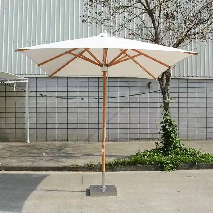 JXT High-end Factory Aluminum Sun Umbrella 280g Polyester super colorfastness Outdoor commercial Parasons on sale