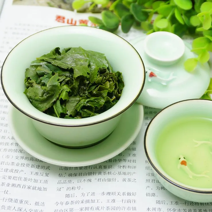  Зеленые чайные листья Oolong Fujian бренды Tie Guan Yin листовой чай