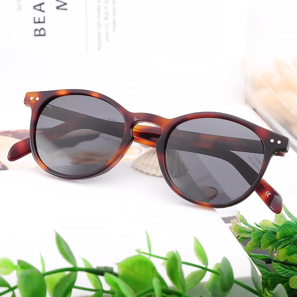 Acetate Sunglasses   with your custom logo italian style retro sunglasses LS7925S
