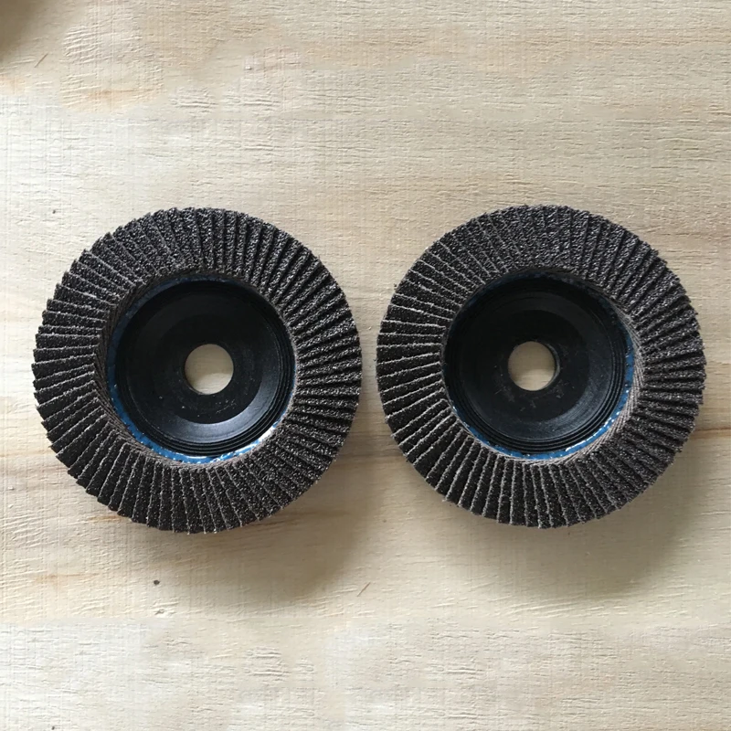 Пластиковая подложка 4,5 дюйма, кальцинированные шлифовальные диски из оксида алюминия и наждачной бумаги