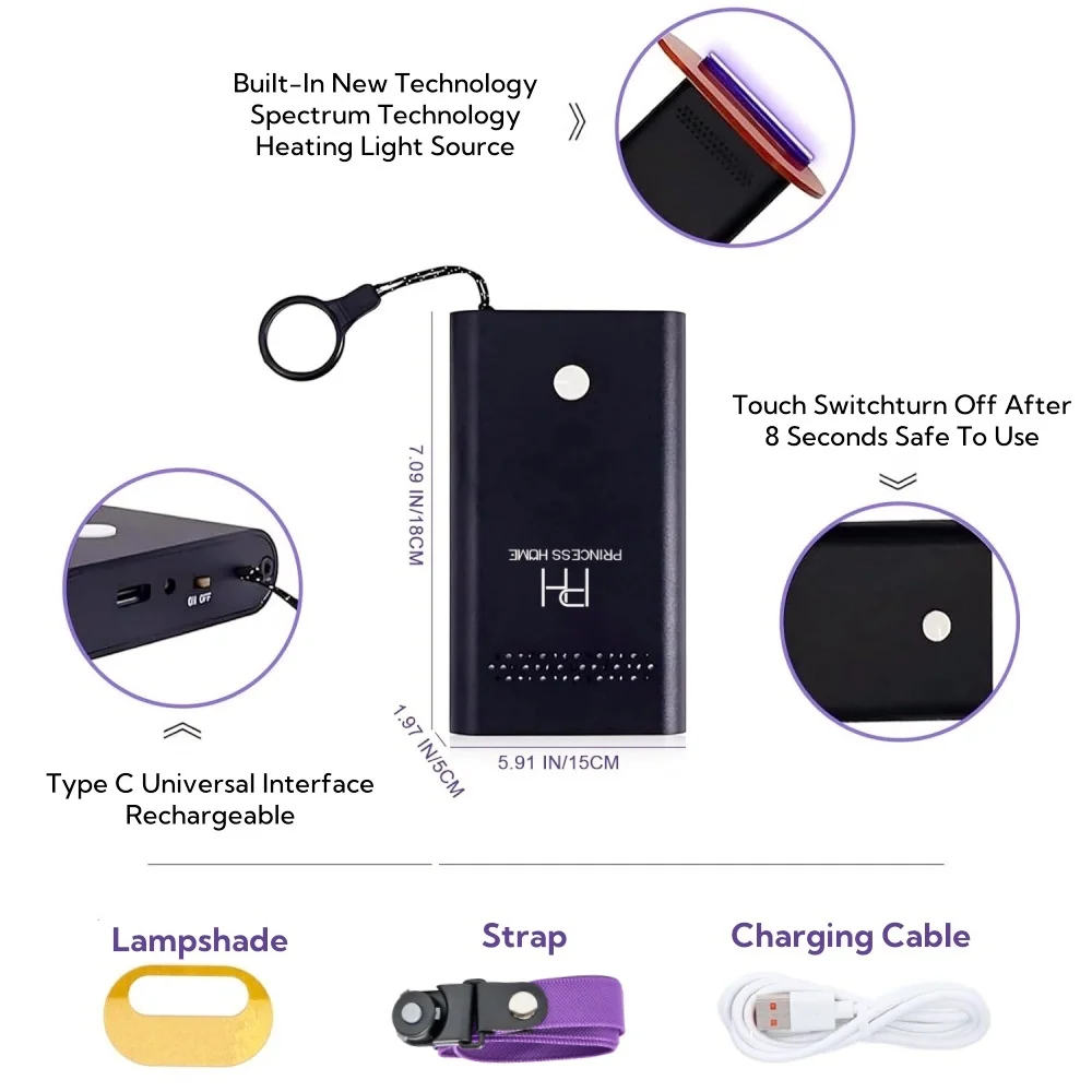 Custom Logo UV Light Hair Extension Machine Faster Extension and Easy Reuse UV Light Gule and Remove Machine