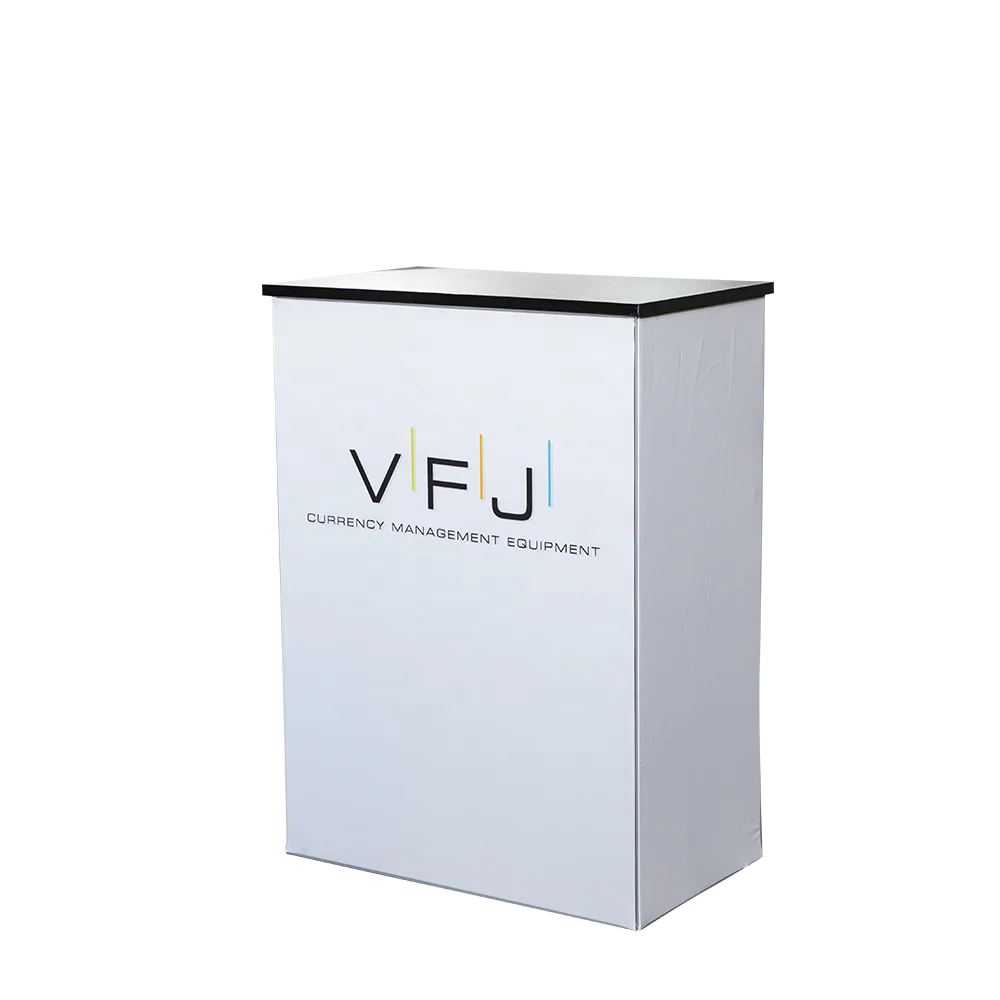 popular portable exhibition booth advertising counter table