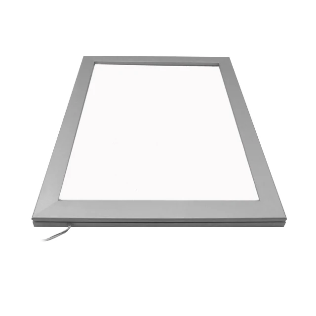 kingwestar movie poster light box snap cable hanging aluminum alloy led snap frame bank light box