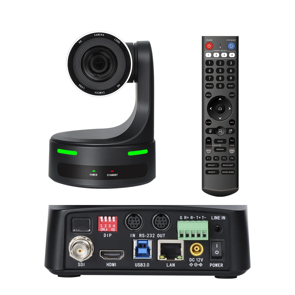 JJTS 1080P 60FPS USB3.0 + HDMI LAN SDI TALLY 30X оптический зум NDI опциональный датчик движения