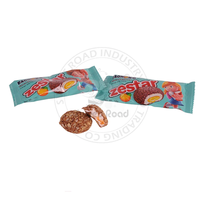 Thailand Cereal Coated Marshmallow Oat Choco Tasty Cotton Snack