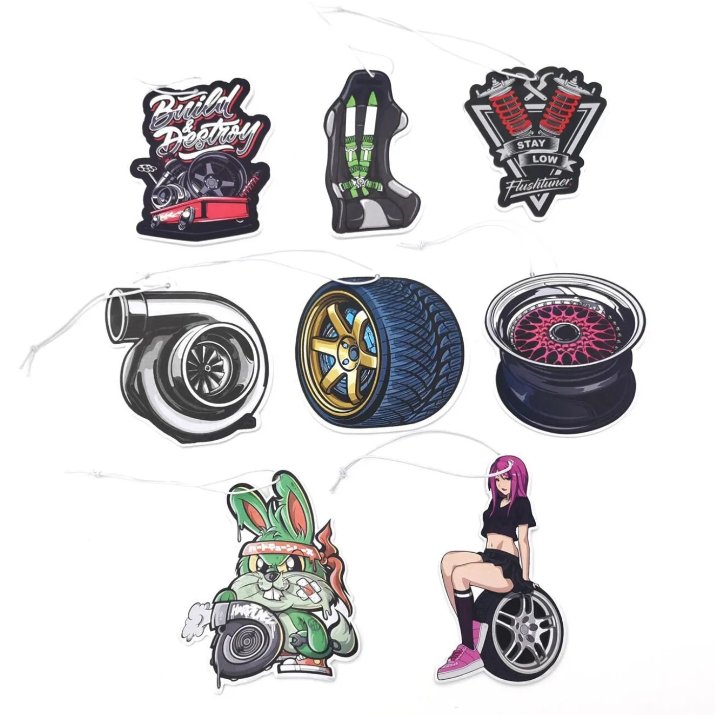 Cheapest Items Custom Logo Perfume Car Parfum Interior Decoration Muti Scents Air Freshener Promotional Gifts