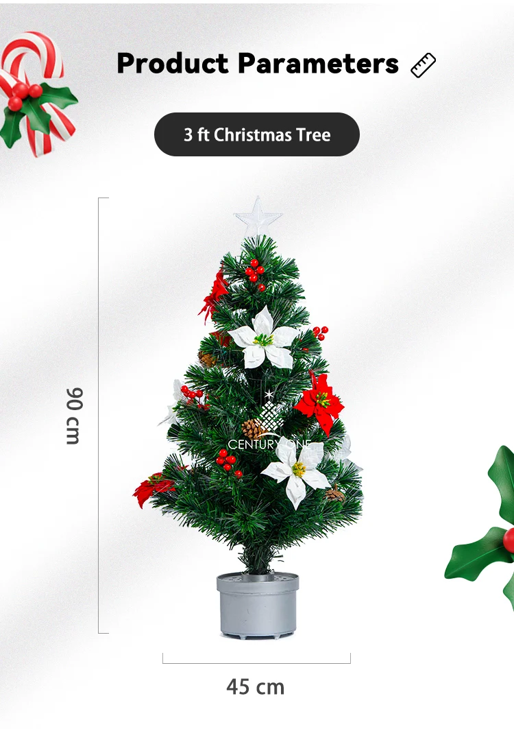 Factory Wholesale HIgh Quality Full PVC decorative christmas trees