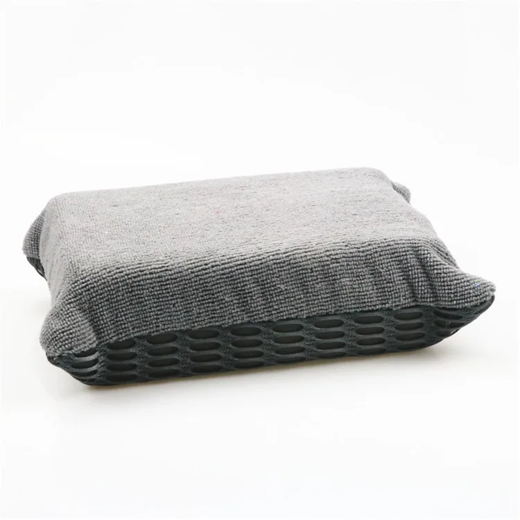 Выбранные Авто плюшевая салфетка из микрофибры и сетки пусковой площадки мытья мягкие чистящие салфетки для Губка для мытья автомобиля, стекольное детализация губка для мытья, оптовая продажа